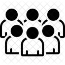Group Cluster Conglomeration Icon