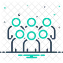 Group Cluster Conglomeration Icon