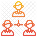 Group Human Resource Networking Icon