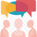 Group Talk Communication Icon