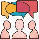 Group Talk Communication Icon