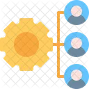 Group Employees Hierarchy Icon