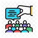 Group Message Speech People Icône
