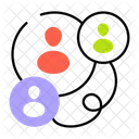 Group Network People Network Social Network Icon