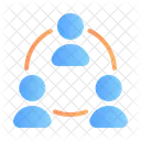 Group Networking Business People Icon