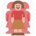Group Women Leader Icon