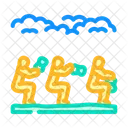 Outdoor Group Fitness Icon