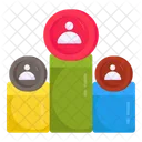 Group Ranking Comparative Group Team Ranking Icon