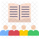 Group Study Teamwork Collaboration Icon