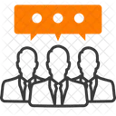 Group Talk Discussion Consultation Icon
