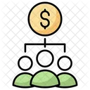 Network Connection Money Icon