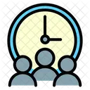 Group Time Team Time Meeting Time Icon