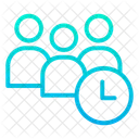 Meeting Time Team Time Icon