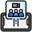 Group Video Call  Icon