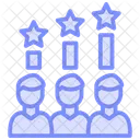 Group Work Color Outline Icon Symbol