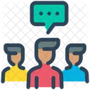Discussion de groupe  Icône