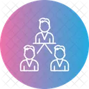 Groupe De Referencement Cluster Conglomeration Icon