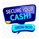 Grow Rich Speech Talking Icon