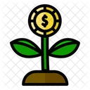 Growing Profit Interest Rate Icon