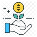 Growing Business Profit Business Growth Icon