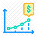 Growing Revenue Infographic Icon