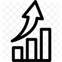 Growing Graph Graph Growth Icon