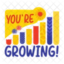 Growing Chart Progress Icon