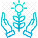 Grow Idea Creative Idea Support Plant Icon