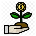 Growing Profit Interest Rate Icon