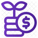 Growing Growth Finance Icon