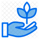Growing Ecology Hand Icon