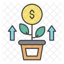 Growing Income Profit Financial Growth Icon