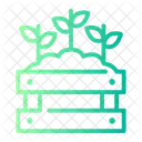 Growing Plant Farming And Gardening Botanical Icon