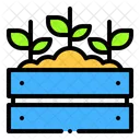 Growing Plant Seeding Farming And Gardening Icon