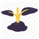 Mud Plant Sprout Growing Plant Icon