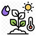 Mud Plant Sprout Growing Plant Icon