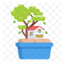 Growing Property Property Development Asset Growth Icon