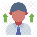 Growth Worker Employee Icon