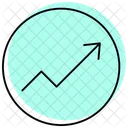 Growth Color Shadow Thinline Icon Icon