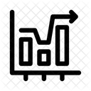 Growth Arrow Bar Graph Icon
