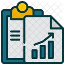 Growth Graph Report Icon