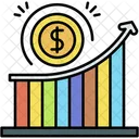 Growth Bar Chart Performance Icon