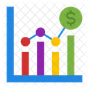 성장 사업 그래프 아이콘