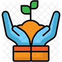 Hand Growth Gesture Icon