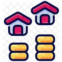 Growth Home House Icon