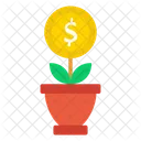 Growth Dollar Increase Icon