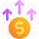 Up Money Coin Icon