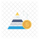 Growth Graph Bitcoin Icon