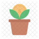 Growth Plant Dollar Icon