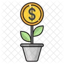 Growth Investment Digital Icon